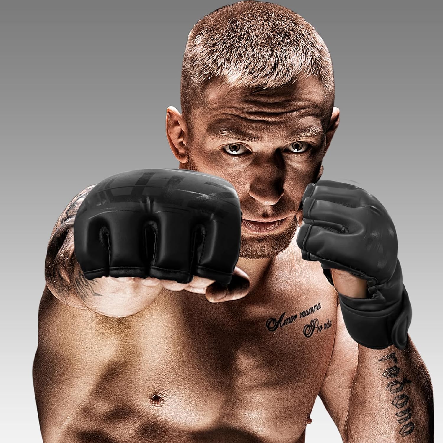 VeraLife™ Guanti da Combattimento Mezze Dita in Pelle - VeraLife™