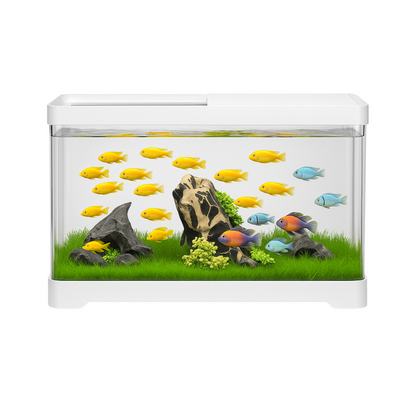 VeraLife™ Acquario Rettangolare in Vetro Trasparente - VeraLife™